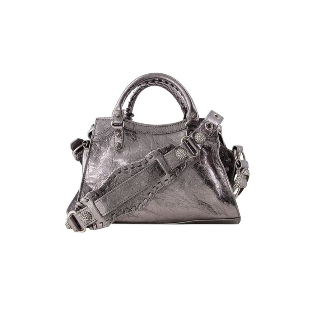 Neo Cagole Xs Bag - Balenciaga - Leather - Silver - Picture 3 of 4